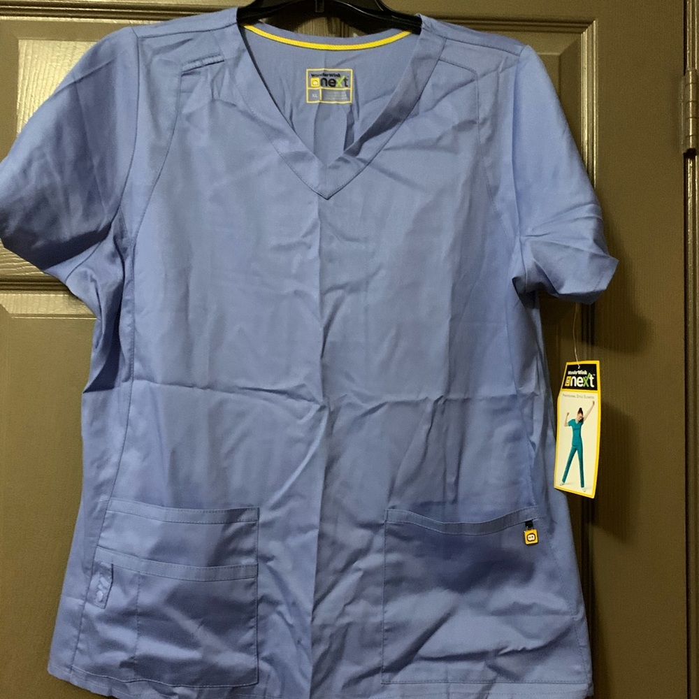 Wonder wink next scrubs set NWT ceil blue XL
